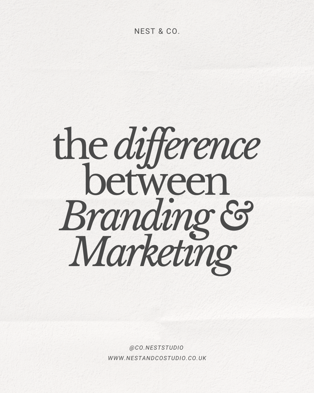 The difference between Branding & Marketing